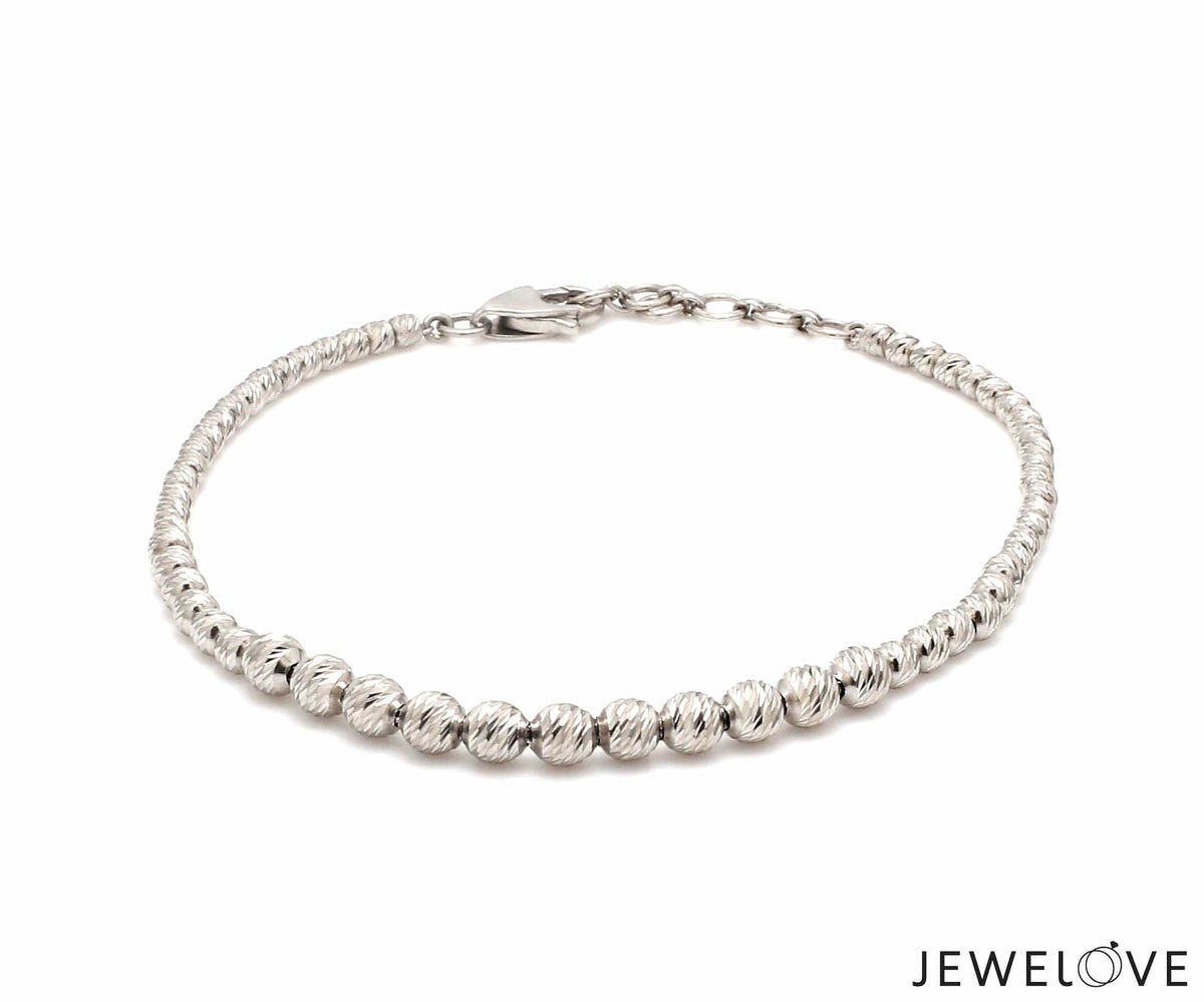 Five Block Letters Gold or Platinum finish Bracelet – JewelsDen
