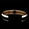 Unisex Platinum Rose Gold Open Kada Hi-Polish JL PTB 736R