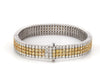 18K Gold White & Fancy Natural Yellow Diamond Bracelet JL AUB 101