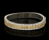 18K Gold White & Fancy Natural Yellow Diamond Bracelet JL AUB 101