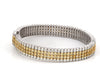 18K Gold White & Fancy Natural Yellow Diamond Bracelet JL AUB 101