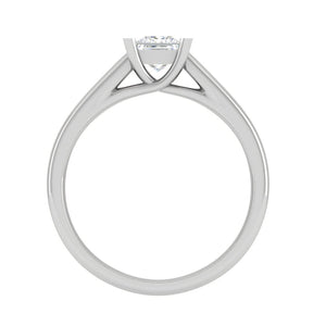 Jewelove™ Rings VS I / Women's Band only 0.50 cts Princess Cut Solitaire Platinum Ring JL PT RS PR 192