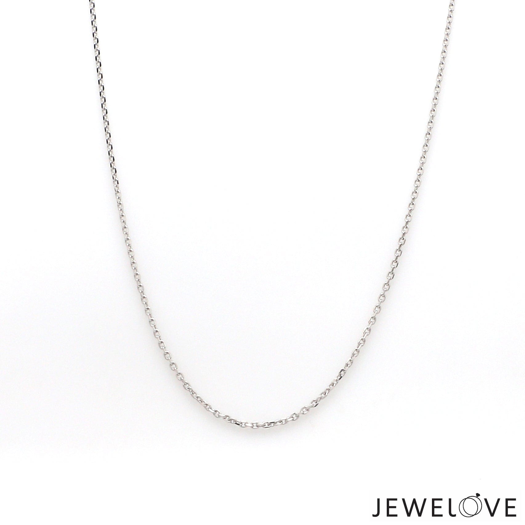 Jewelove™ Chains 0.75mm Platinum Cable Chain for Women JL PT CH 1215-A