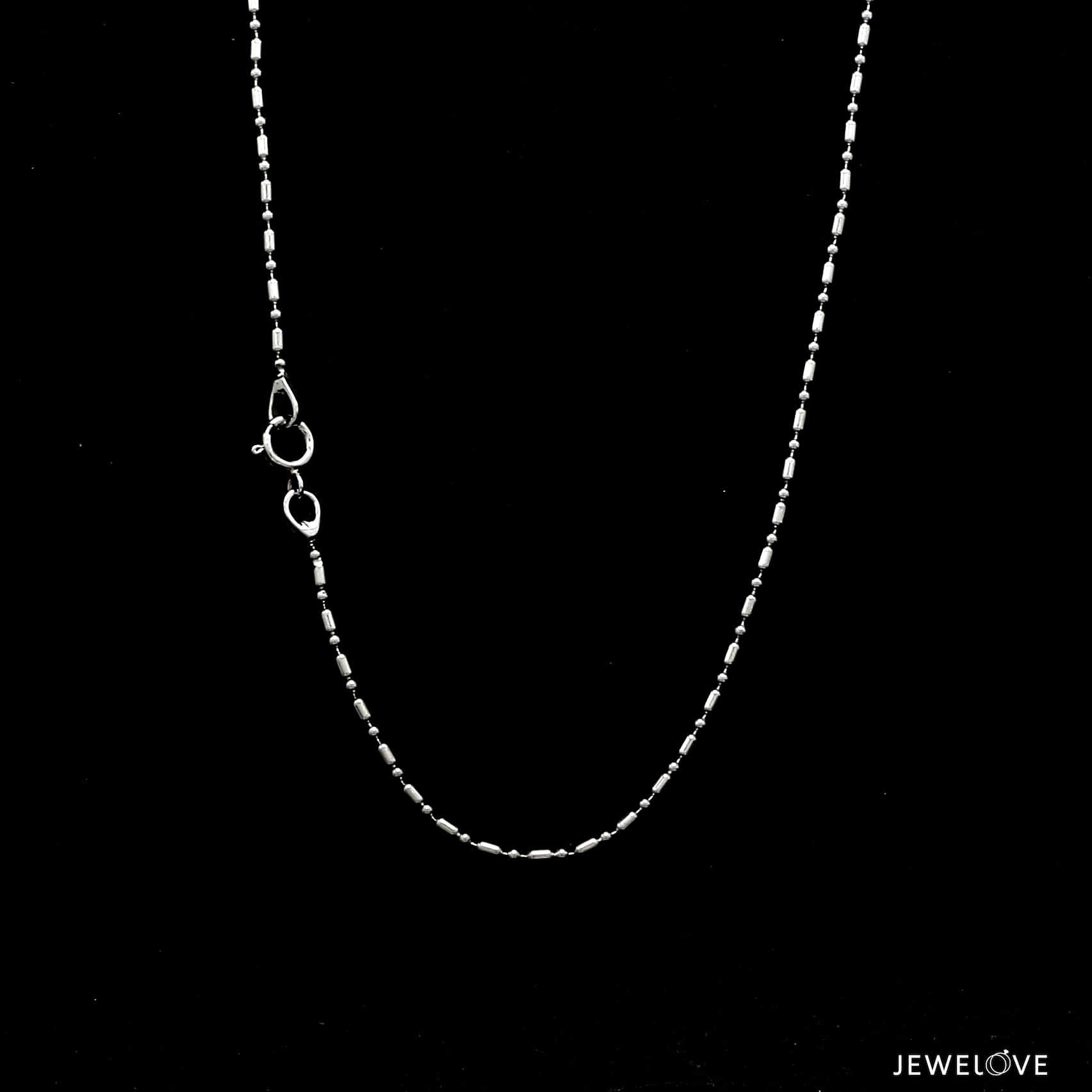 Jewelove™ Chains 18 inches 1.25mm Japanese Platinum Chain for Women JL PT CH 1116-A