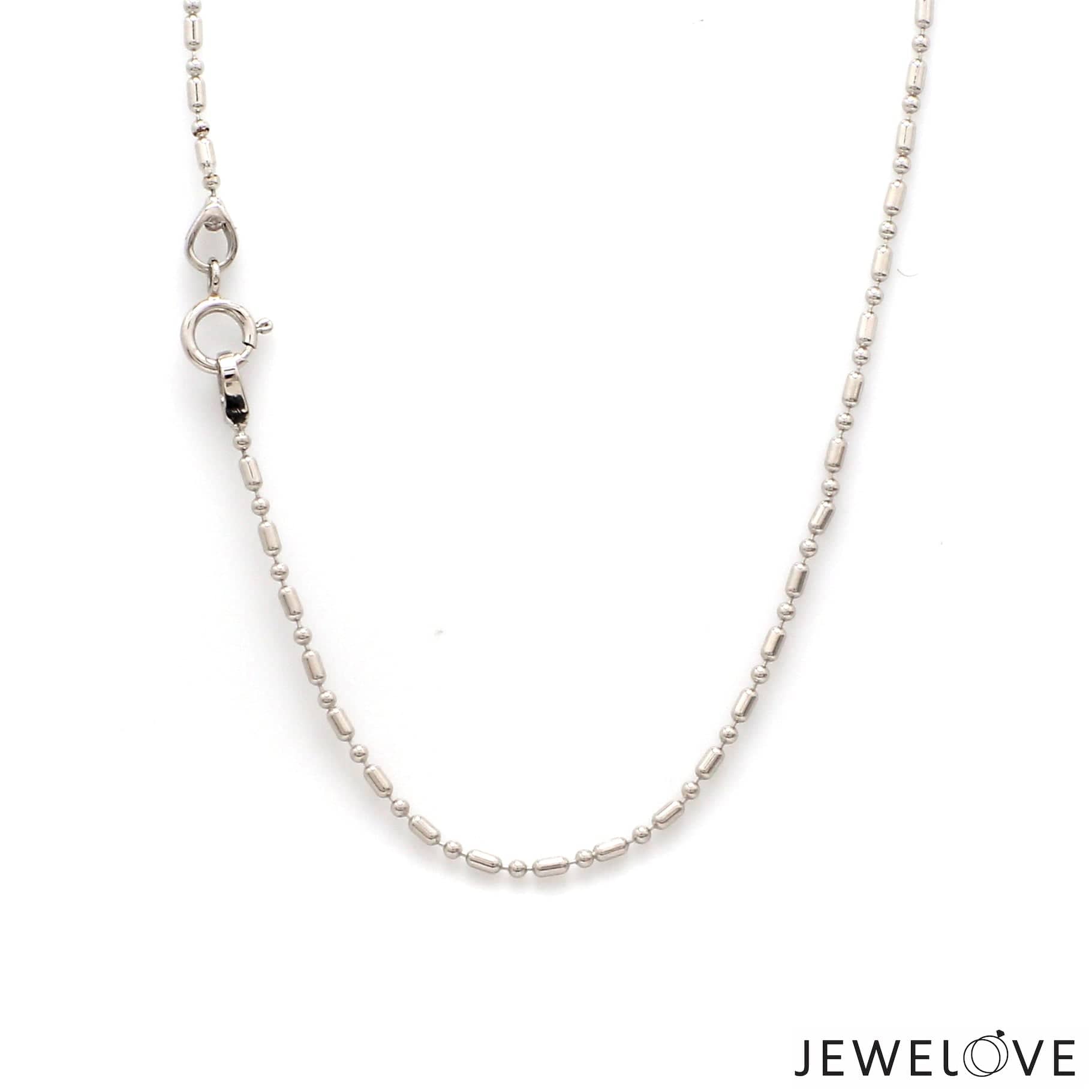 Jewelove™ Chains 18 inches 1.25mm Japanese Platinum Chain for Women JL PT CH 1116-A