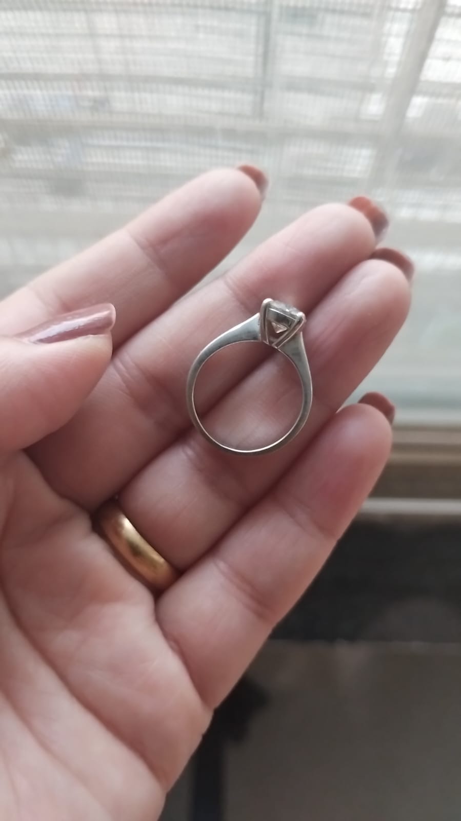 Atylyk 1 Carat Moissanite Engagement Ring Wedding Promise Platinum