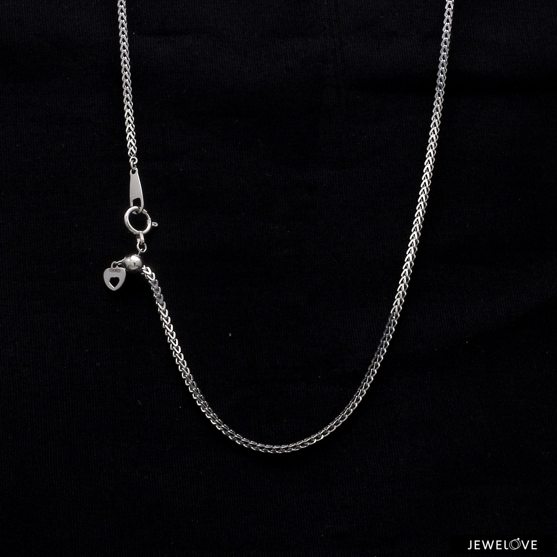 Jewelove™ Chains 1.5mm Japanese Platinum Franco Chain JL PT CH 1064