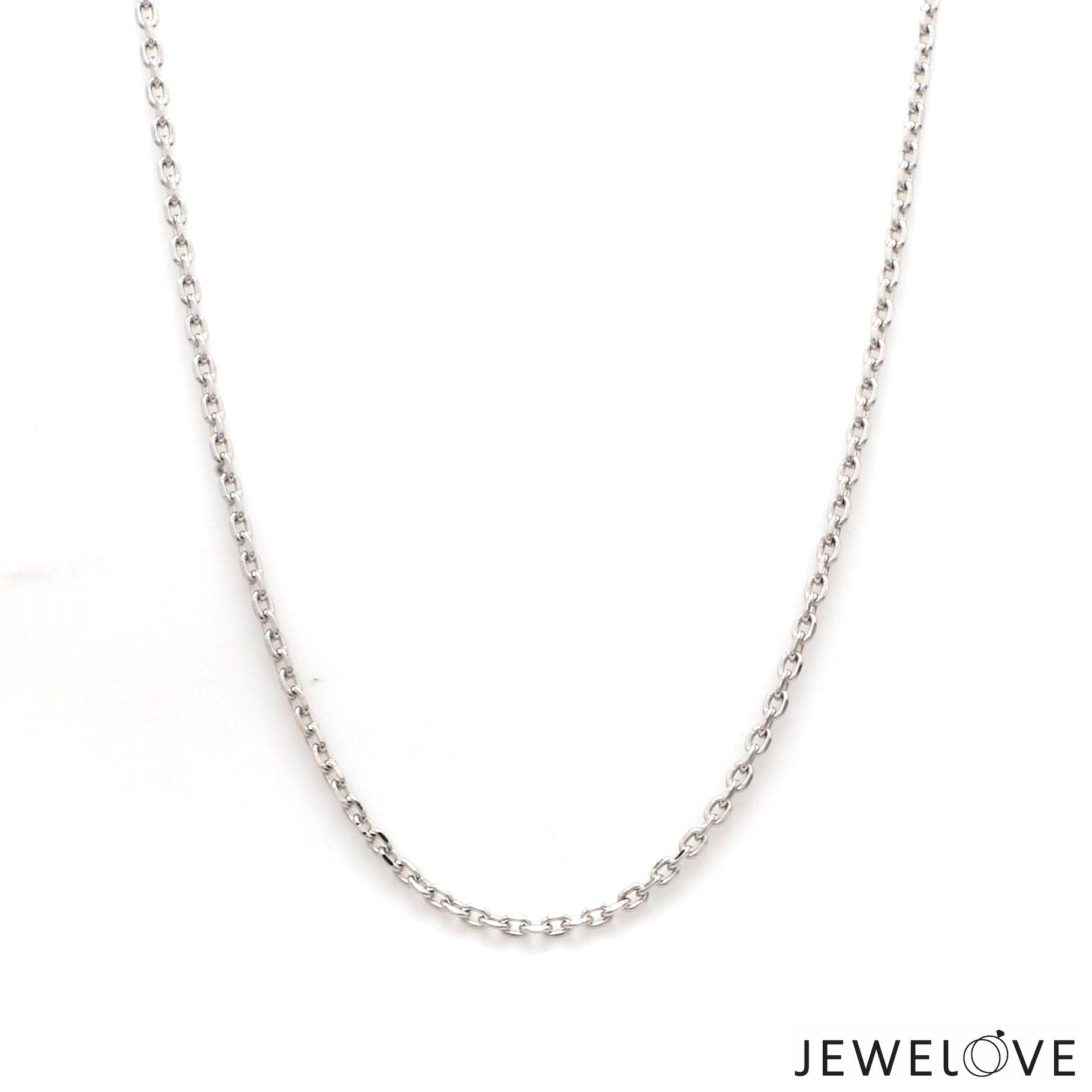 Jewelove™ Chains 1.5mm Platinum Cable Chain for Women JL PT CH 1218