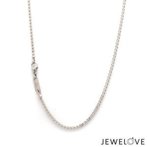 Jewelove™ Chains 1.5mm Platinum Franco Chain JL PT CH 1064-A