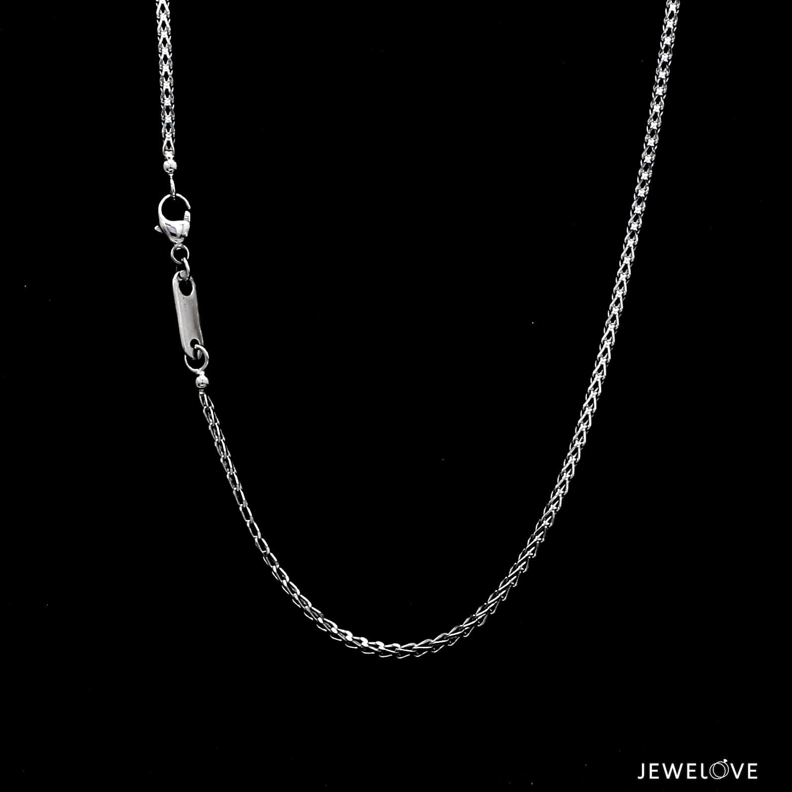 Jewelove™ Chains 1.5mm Platinum Franco Chain JL PT CH 1064-A