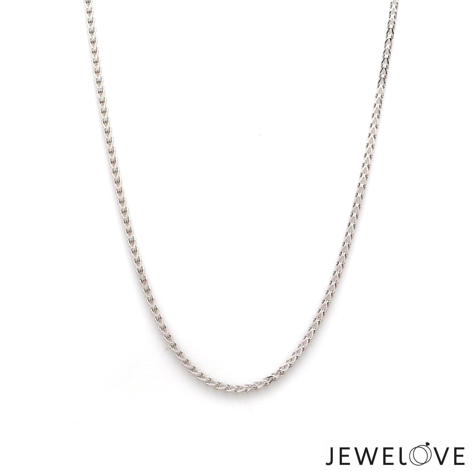 Jewelove™ Chains 1.5mm Platinum Franco Chain JL PT CH 1064-A