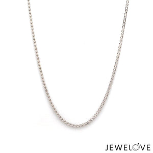 Jewelove™ Chains 1.5mm Platinum Franco Chain JL PT CH 1064-A