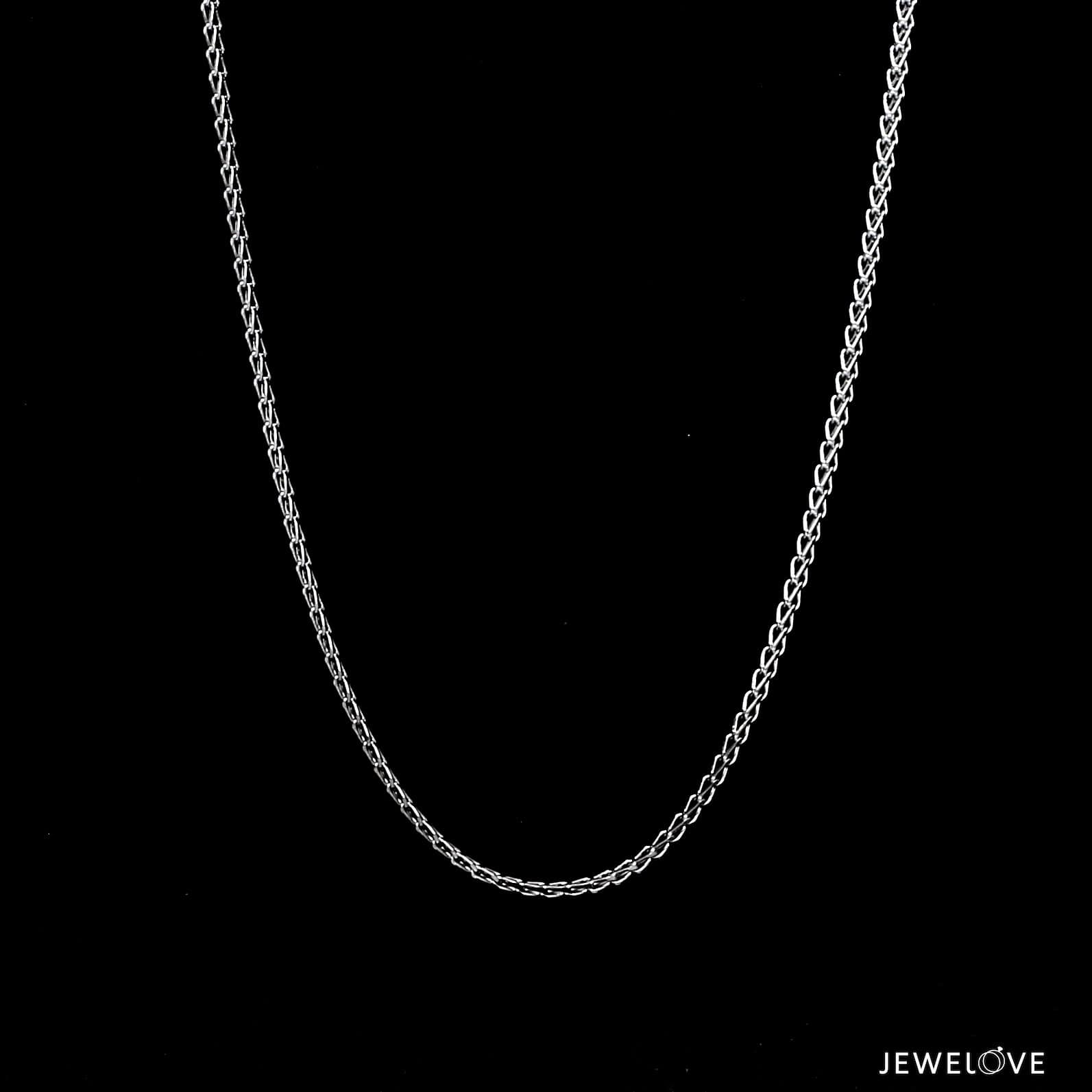 Jewelove™ Chains 1.5mm Platinum Franco Chain JL PT CH 1064-A