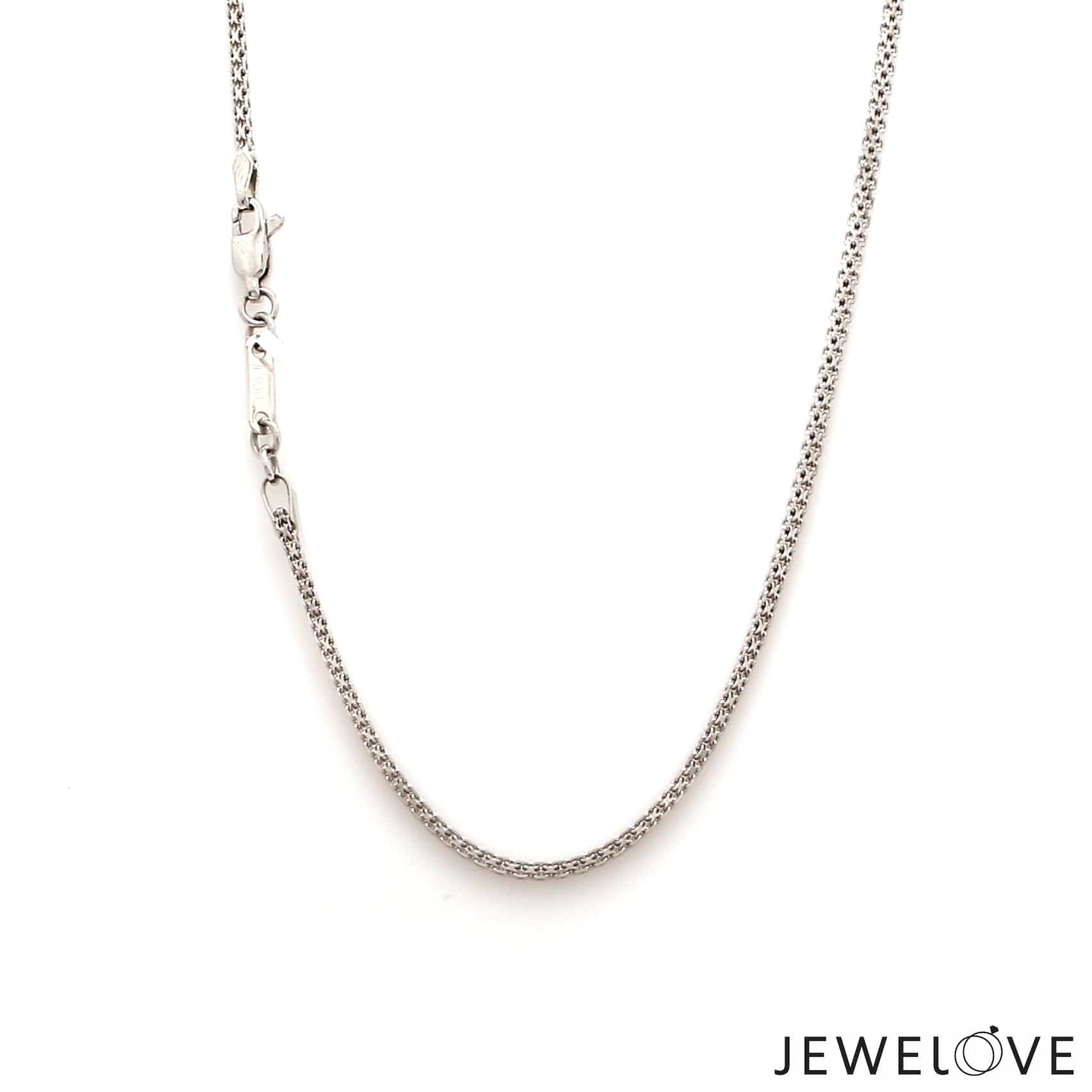 Jewelove™ Chains 1.5mm Platinum Unisex Chain JL PT CH 1209-A