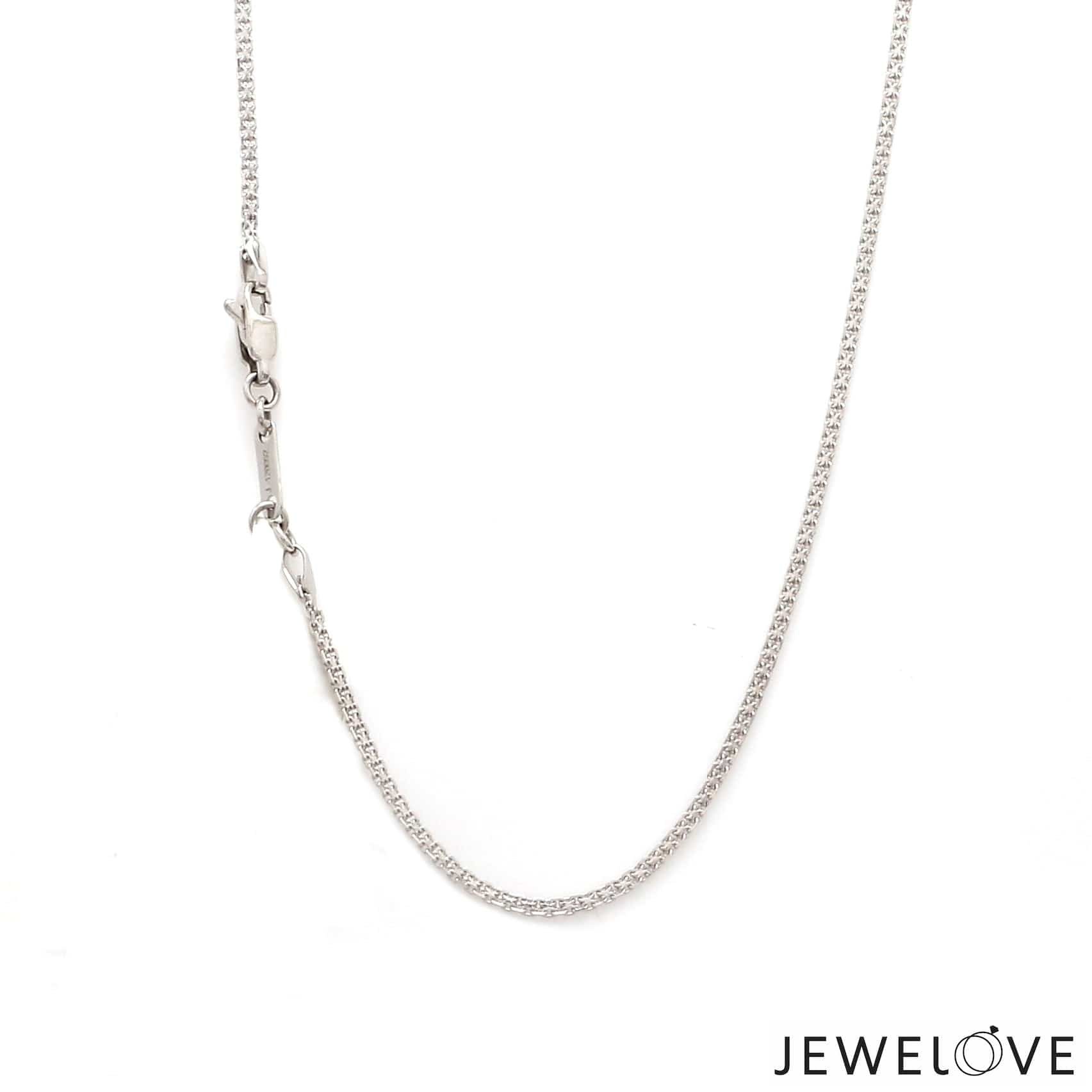 Jewelove™ Chains 1.5mm Platinum Unisex Chain JL PT CH 1223-A