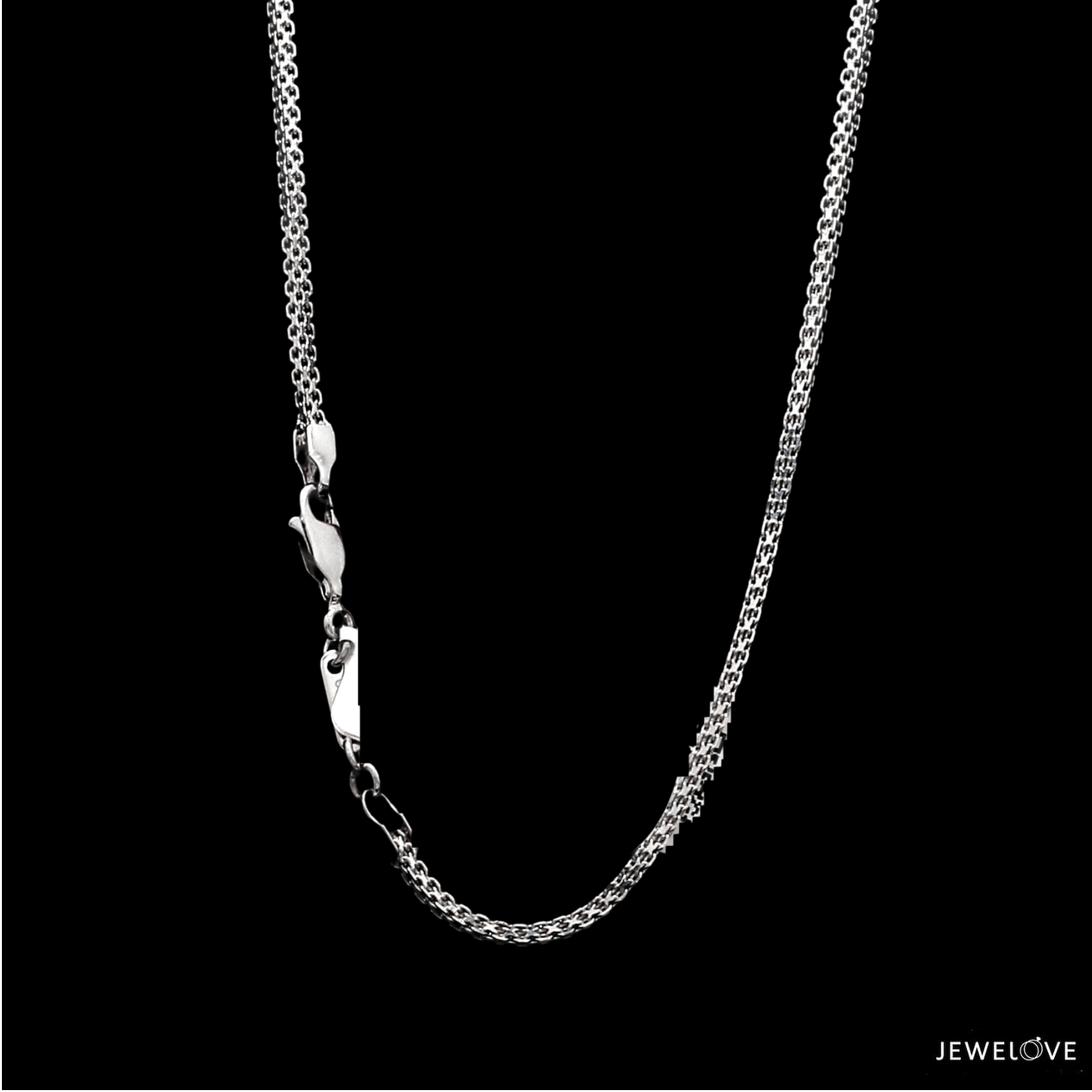 Jewelove™ Chains 1.75mm Platinum Unisex Chain JL PT CH 1209-B