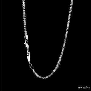 Jewelove™ Chains 1.75mm Platinum Unisex Chain JL PT CH 1209-B