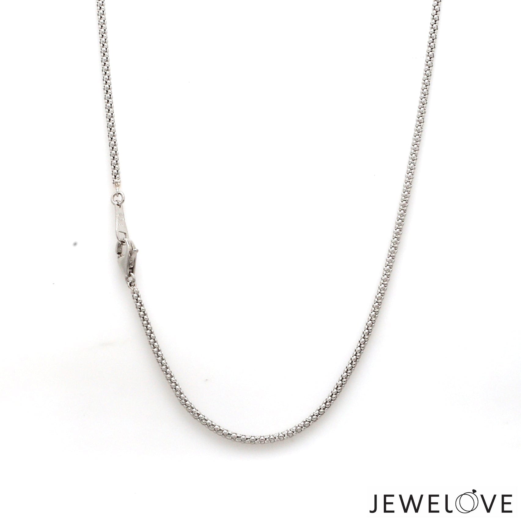 Jewelove™ Chains 1.75mm PopCorn Platinum Chain JL PT CH 1004-A