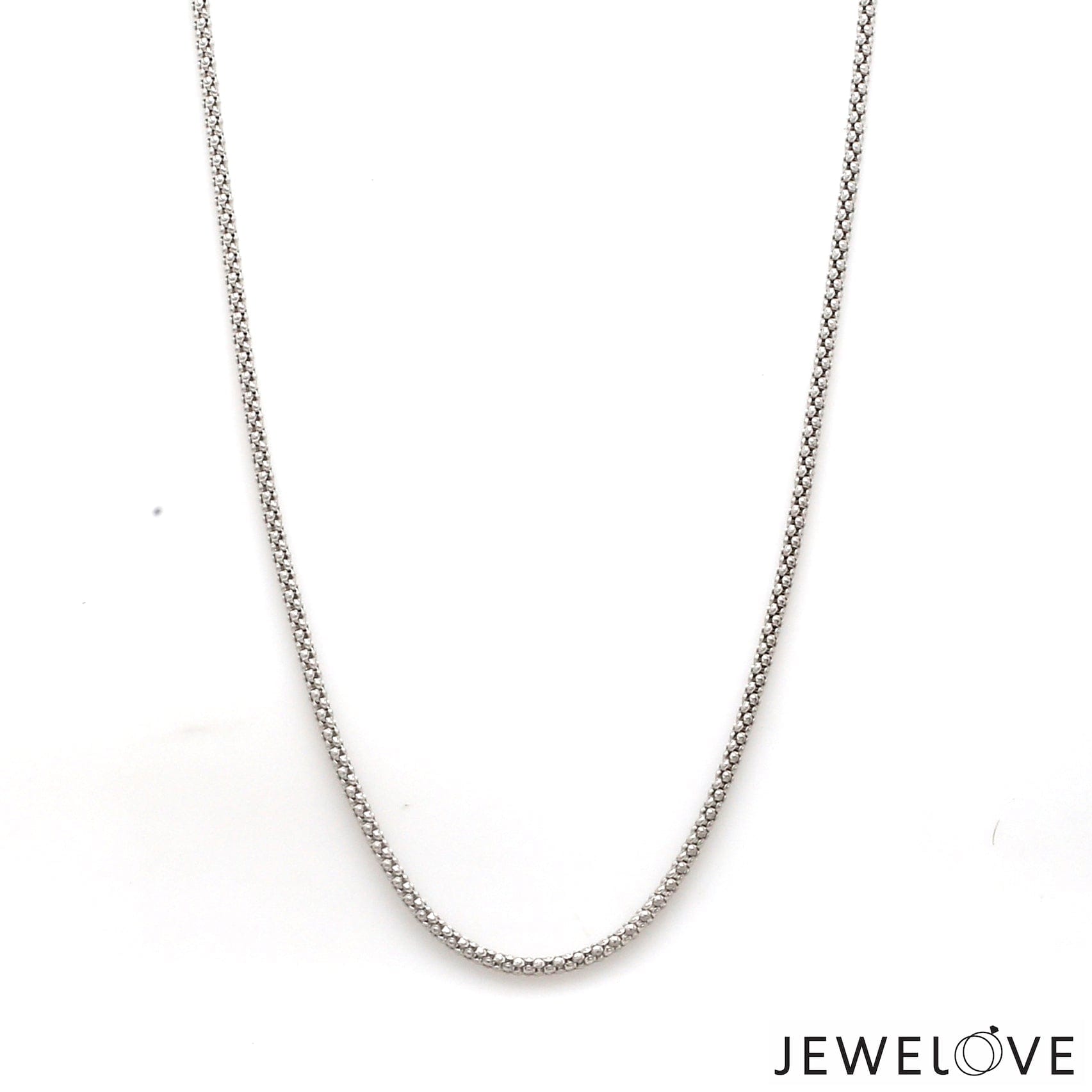 Jewelove™ Chains 1.75mm PopCorn Platinum Chain JL PT CH 1004-A