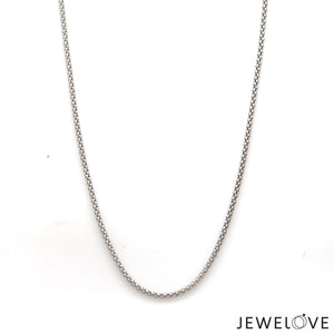 Jewelove™ Chains 1.75mm PopCorn Platinum Chain JL PT CH 1004-A