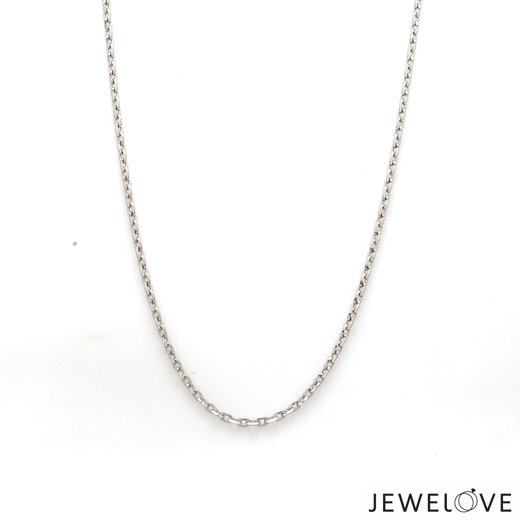 Jewelove™ Chains 1.8mm Platinum Cable Chain for Women JL PT CH 1218-A