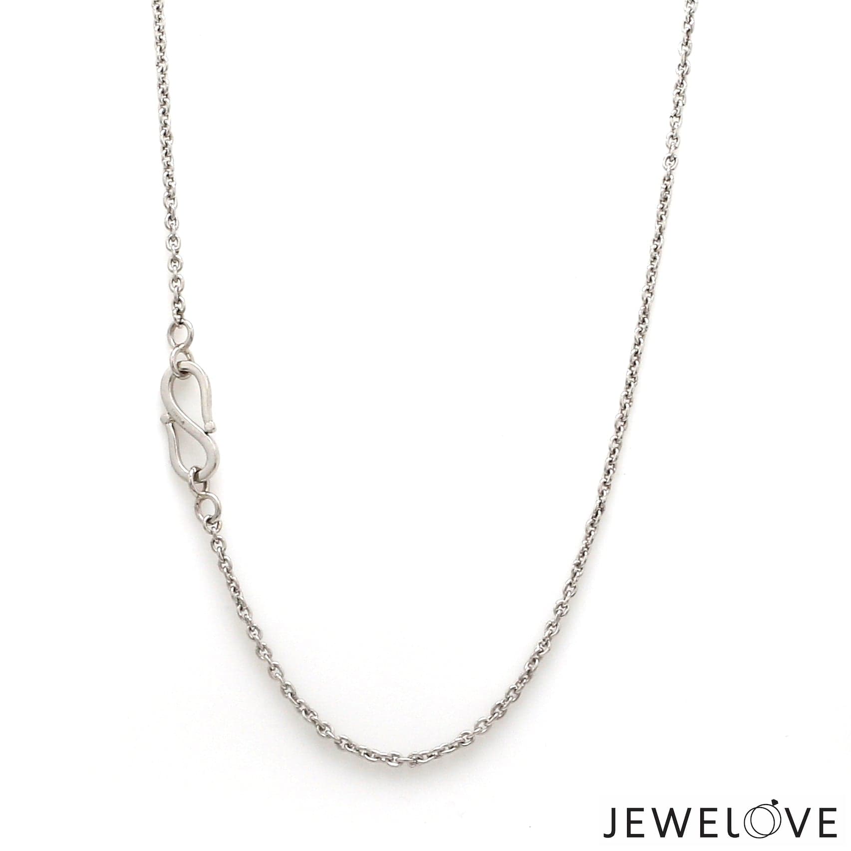 Jewelove™ Chains 1.8mm Platinum Cable Chain for Women JL PT CH 1315