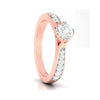 Jewelove™ Rings Women's Band only / VS J 1-Carat 18K Rose Gold Solitaire Ring JL AU G 107R-C