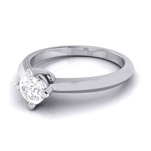 Jewelove™ Rings J VS / Women's Band only 1-Carat Platinum Solitaire Engagement Ring JL PT G 121-D