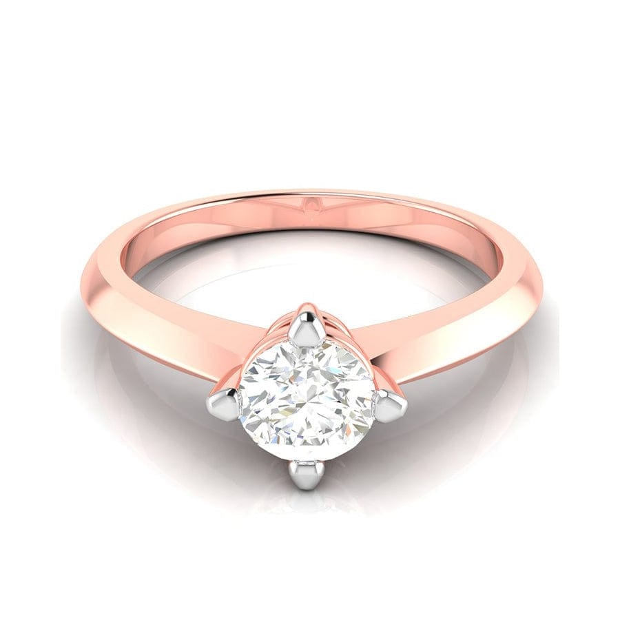 Jewelove™ Rings Women's Band only / VS J 1-Carat Solitaire 18K Rose Gold Ring JL AU G 121R-D