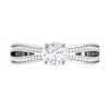 Jewelove™ Rings VS J / Women's Band only 1-Carat Solitaire Diamond Split Shank Platinum Ring JL PT RP RD 165-C