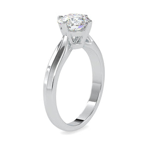 Jewelove™ Rings J VS / Women's Band only 1-Carat Solitaire Platinum Ring JL PT 0143-C