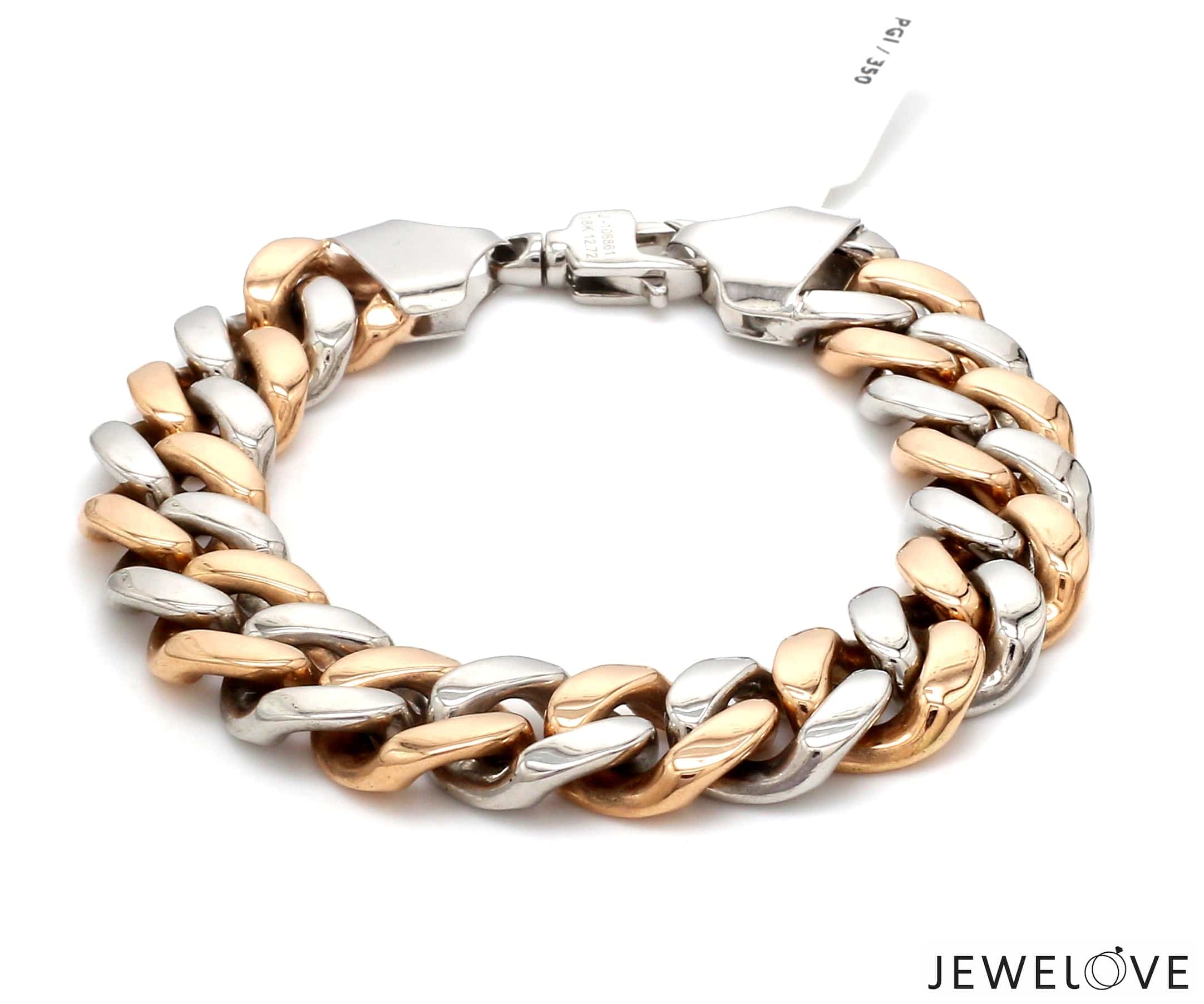 Rose gold store curb bracelet