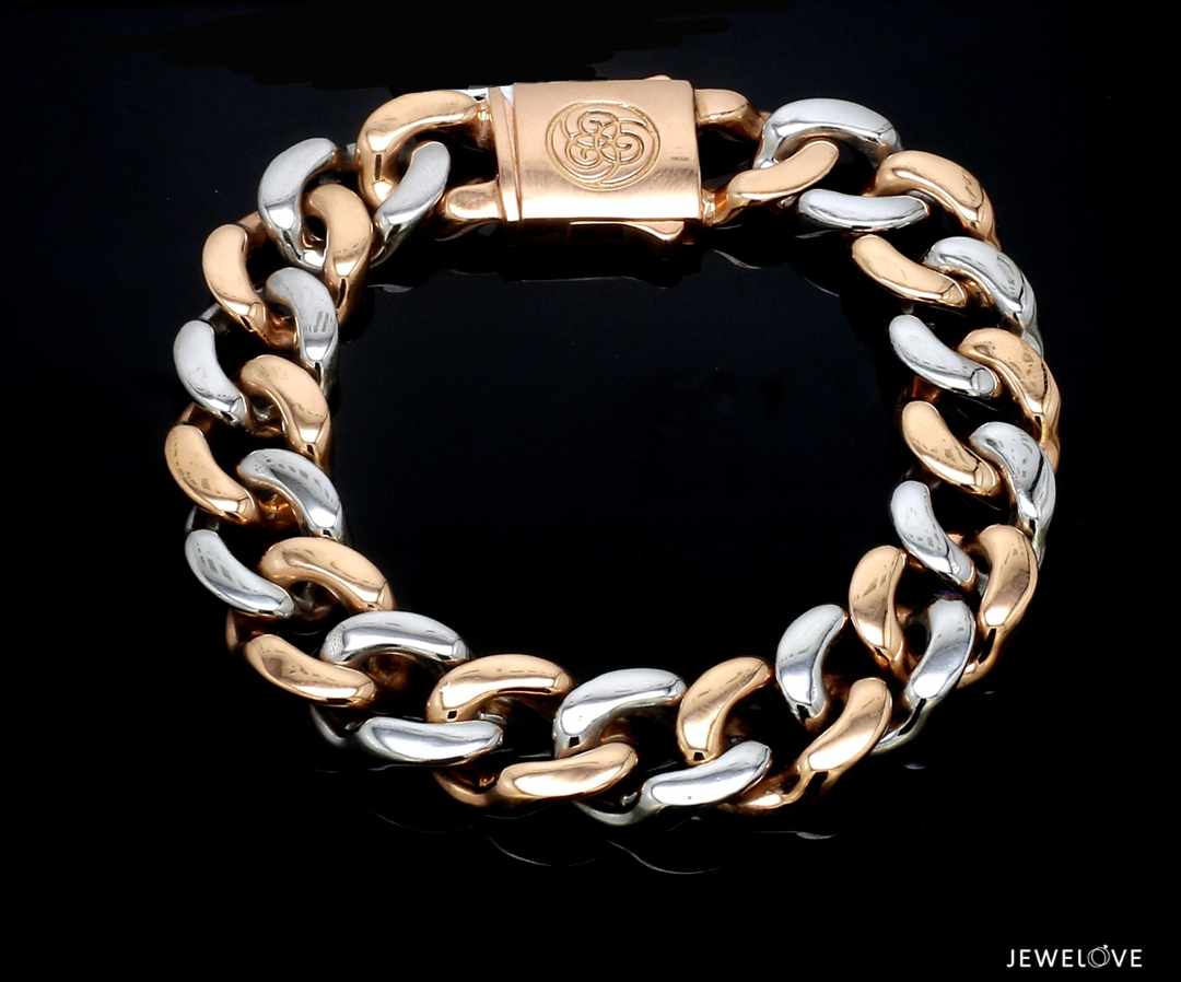 Rose gold store curb bracelet