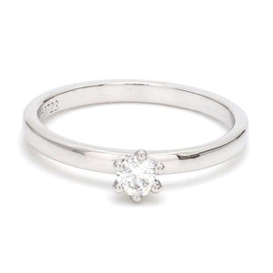 Jewelove™ Rings 15 Pointer Classic 6 Prong Platinum Ring SKU 0012-A