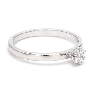 Jewelove™ Rings 15 Pointer Classic 6 Prong Platinum Ring SKU 0012-A