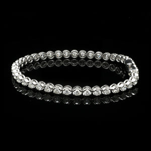 Jewelove™ Bangles & Bracelets 6.5 inches / SI IJ 18-Pointer Diamond Tennis Bracelet JL PTB 755