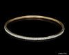 Jewelove™ 18K Gold with Diamonds Single Line Eternity Bangle