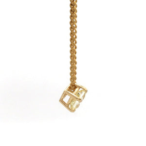 Jewelove™ Necklaces & Pendants 18K Yellow Gold Pendant Set with Natural Fancy Intense Yellow Diamonds JL AU PE 101