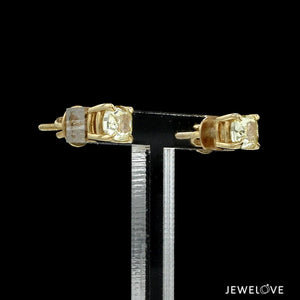 Jewelove™ Necklaces & Pendants 18K Yellow Gold Pendant Set with Natural Fancy Intense Yellow Diamonds JL AU PE 101