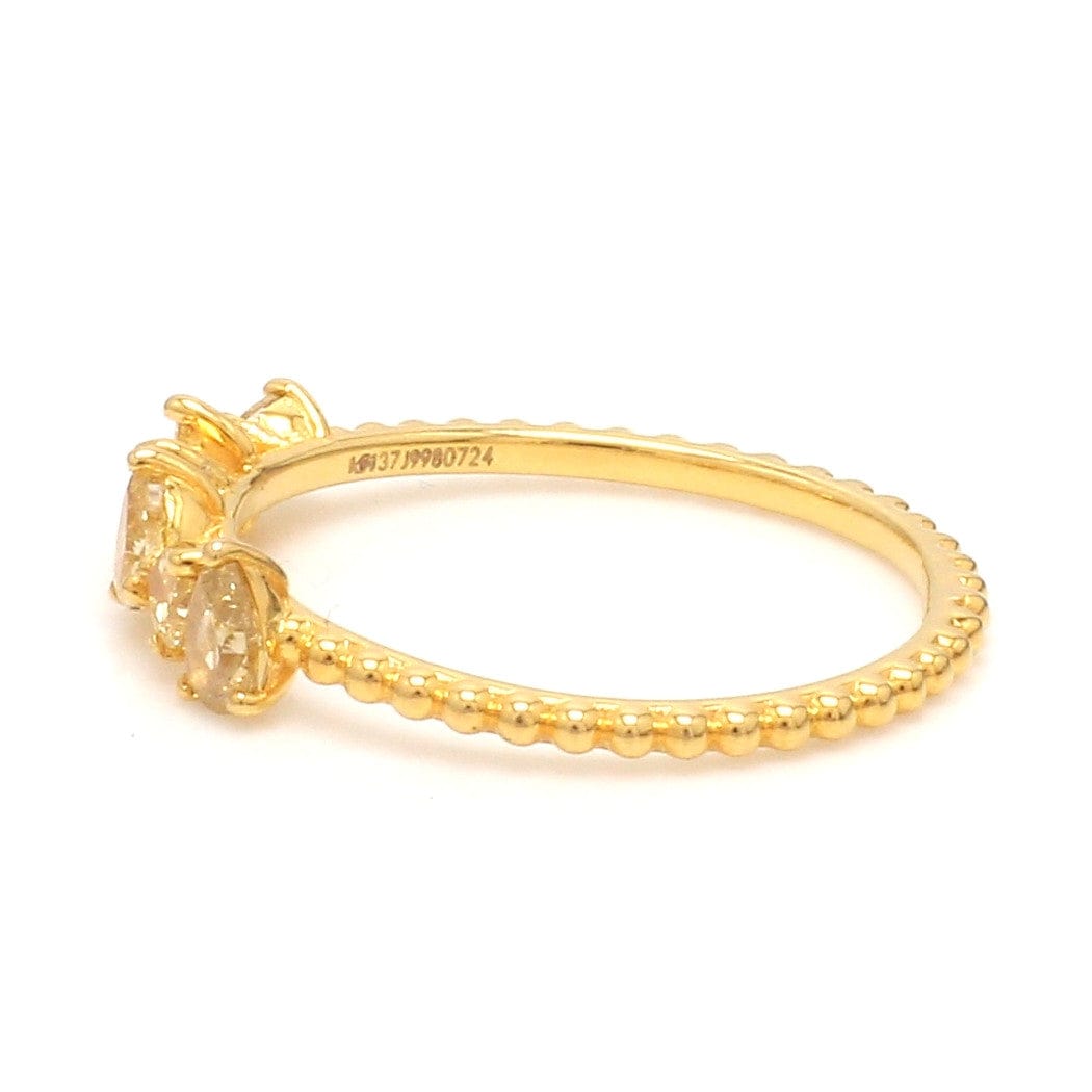 Jewelove™ Rings 18K Yellow Gold Ring with Yellow Diamond JL AU 126