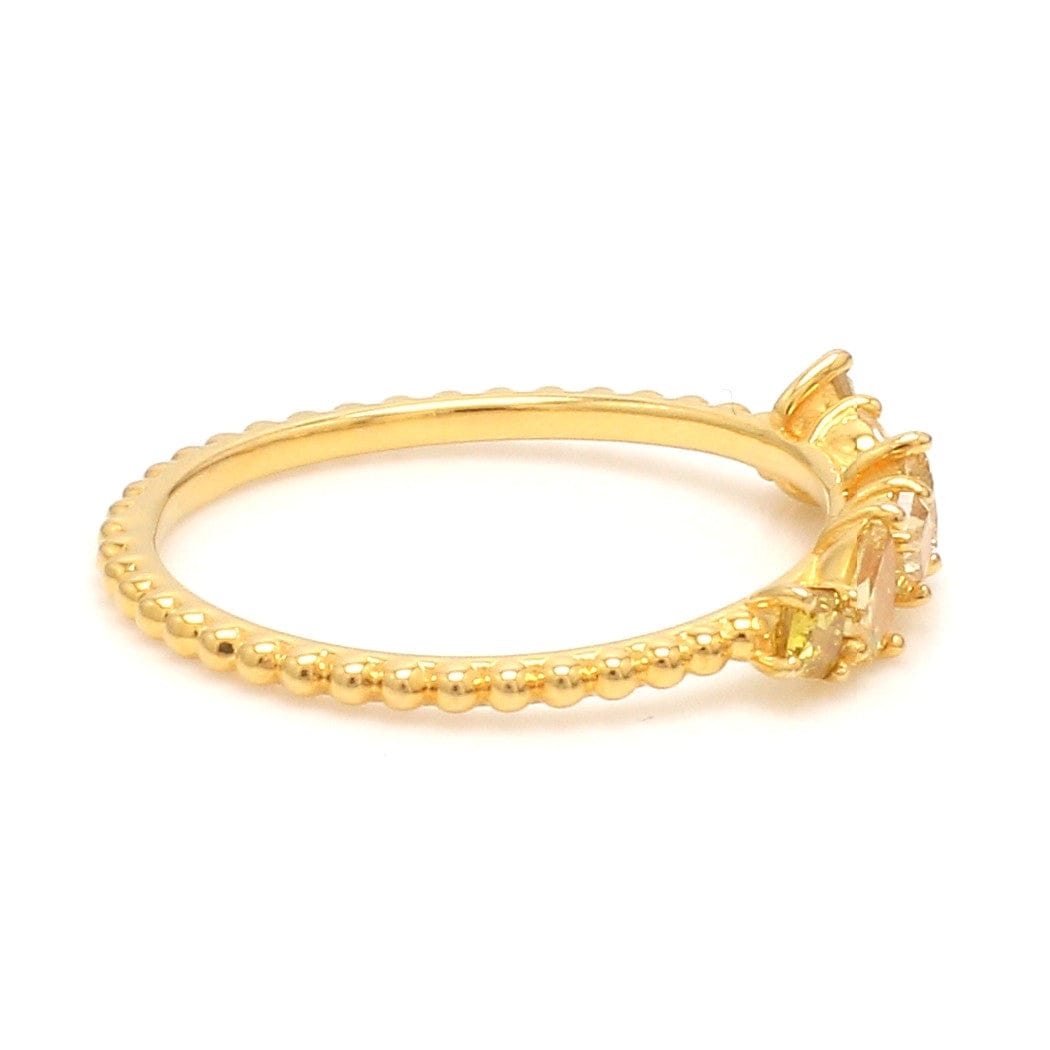 Jewelove™ Rings 18K Yellow Gold Ring with Yellow Diamond JL AU 126