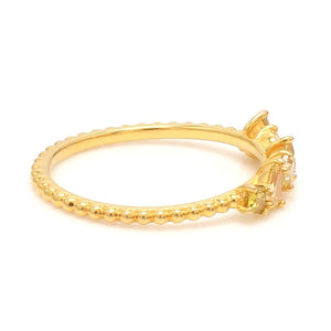 Jewelove™ Rings 18K Yellow Gold Ring with Yellow Diamond JL AU 126