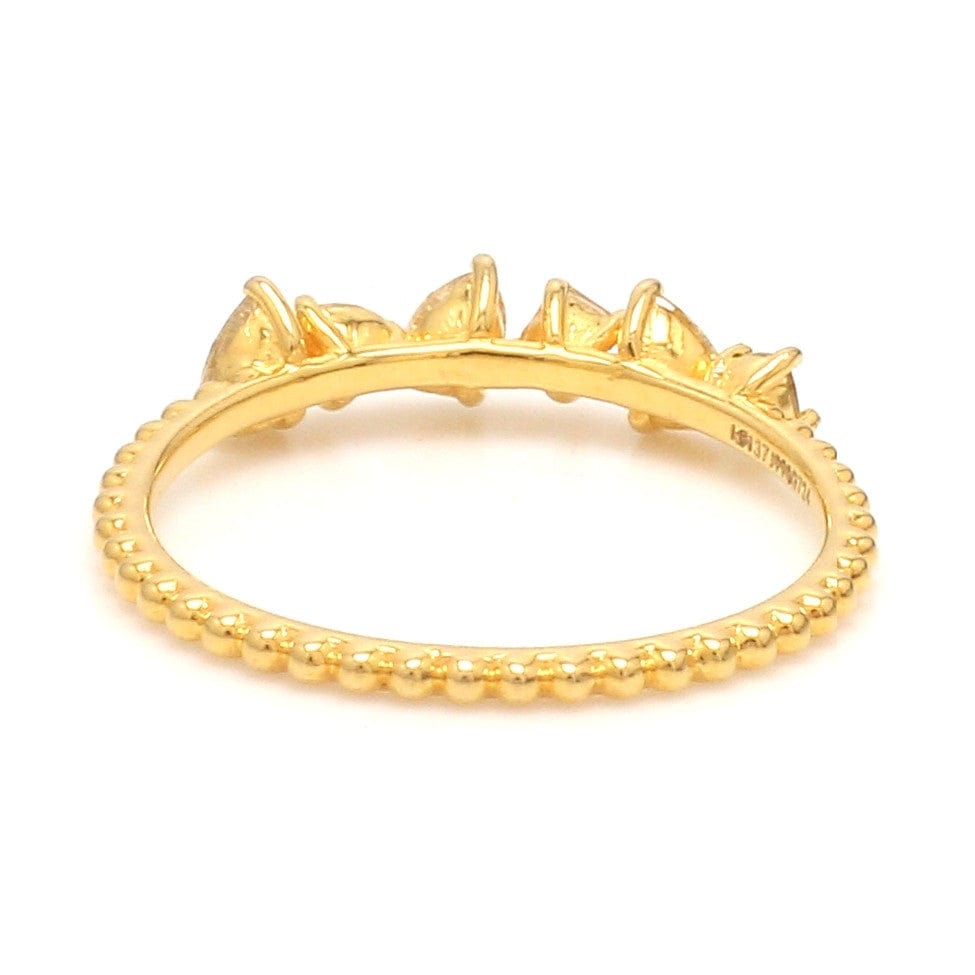 Jewelove™ Rings 18K Yellow Gold Ring with Yellow Diamond JL AU 126