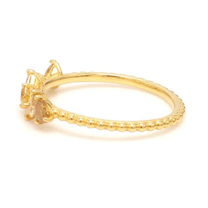 Jewelove™ Rings 18K Yellow Gold Ring with Yellow Diamond JL AU 127