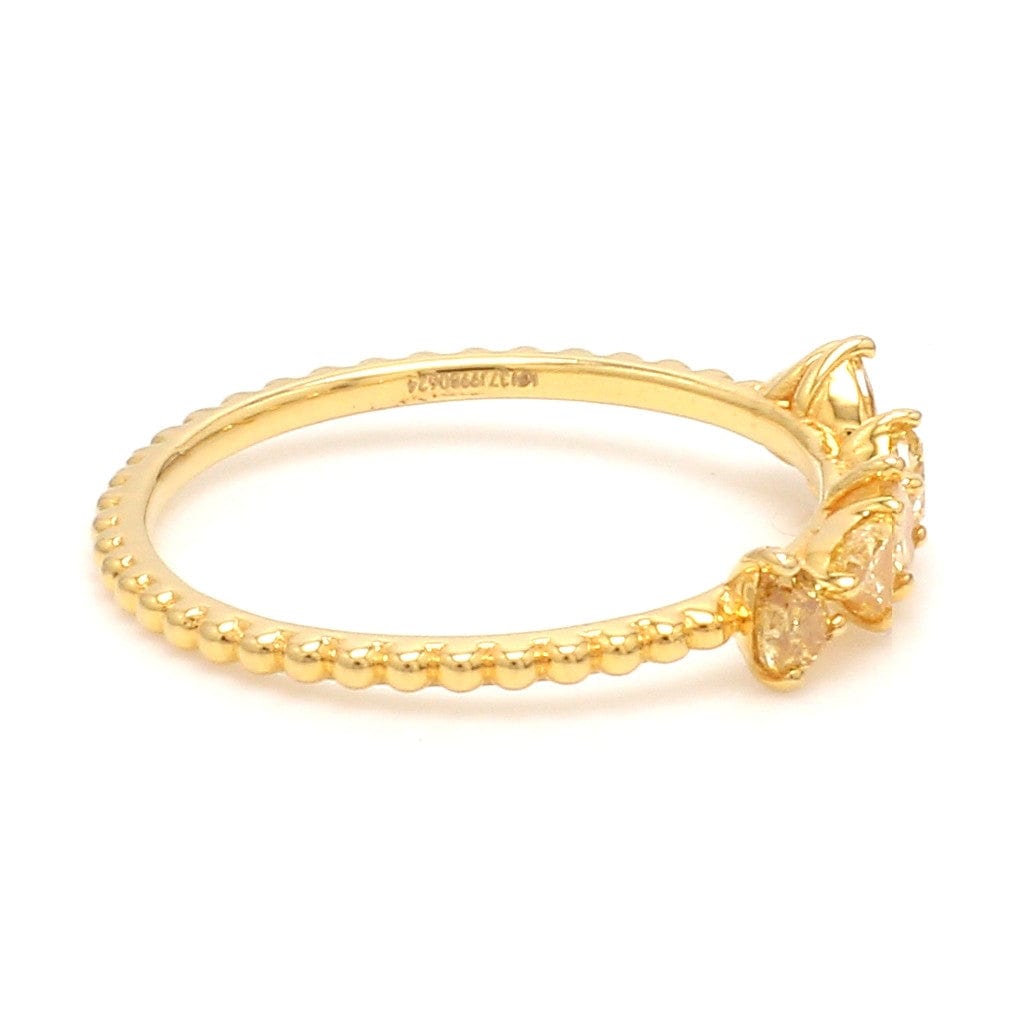 Jewelove™ Rings 18K Yellow Gold Ring with Yellow Diamond JL AU 127