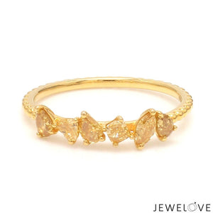 Jewelove™ Rings 18K Yellow Gold Ring with Yellow Diamond JL AU 127