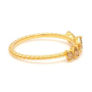 Jewelove™ Rings 18K Yellow Gold Ring with Yellow Diamond JL AU 128