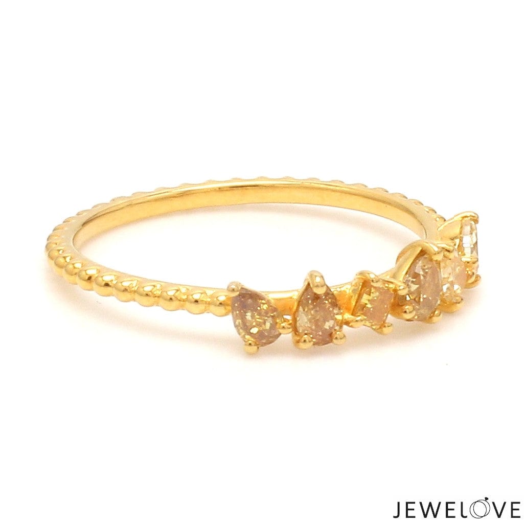 Jewelove™ Rings 18K Yellow Gold Ring with Yellow Diamond JL AU 128