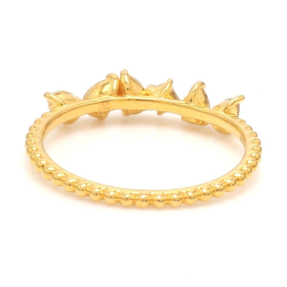 Jewelove™ Rings 18K Yellow Gold Ring with Yellow Diamond JL AU 128