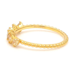 Jewelove™ Rings 18K Yellow Gold Ring with Yellow Diamond JL AU 128